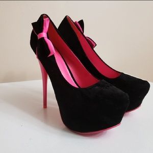 Sexy Cute Bow Heels